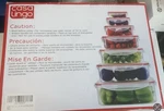 Casa Lingo Plastic Airtight Storage Containers Set Of 20 Snaps Closed Firmly New. Fixed Price $39.00.
