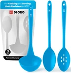 Di Oro Silicone Ladle & Spoons For Cooking Large Kitchen Mixing,.... Fixed Price $62.99.