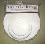 Richards Soft White Felt Plate Dividers, 48 Pieces, Small Medium Large. Fixed Price $12.99.