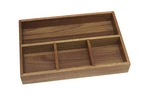 Lipper Acacia Organizer Tray, Compartments, 12" X 8" 1.75" (1124). Fixed Price $28.99.