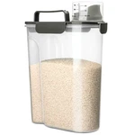 Viretec Rice Storage Container, 5 10LB Dry Food Airtight Dispenser, Pet Do.... Fixed Price $35.30.
