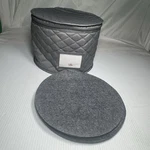 Bulb & Shade Quilted China Storage For Salad Plates W/6 Padded Quality Dividers. Fixed Price $29.96.
