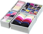 Simple Houseware Closet Underwear 1 Pack Of 6/7/8/24 Compartment, Gray. Fixed Price $23.99.