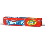 Saran Cling Plus Clear Plastic Wrap, Food Storage, Easy 200 Sq Ft,. Fixed Price $12.12.