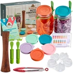 Master Fermentation Kit For Wide Mouth Mason Jar By The Amish Chef - Pickle K.... Fixed Price $39.00.