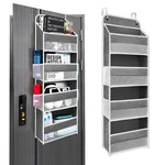 Ease Of Assembly Over The Door ORGANIZER,4 Shelves & Side Pockets,anti Tilt.... Fixed Price $33.61.