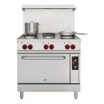 36 In. Commercial Electric Range With Burners 1 Standard Oven. Fixed Price $4328.80.