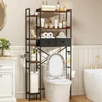 Over The Storage Shelf With Drawer, 7-TIER Above Bathroom Organizer Adju.... Fixed Price $117.32.