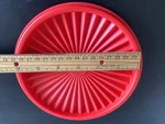 Tupperware #808-45 Round Red Servalier 6.5 Lid New. Fixed Price $8.00.