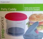 Prepworks By Progressive Hamburger Patty Caddy, Press And Storage Container. Fixed Price $9.77.