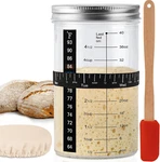 40OZ/1200ML Sourdough Starter Kit Extra Thermometer Strips And Breathable Cove. Fixed Price $15.02.