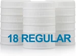18 Pack Regular Mouth Mason Jar Lids For Compatible With Ball, Kerr Regualr. Fixed Price $19.99.