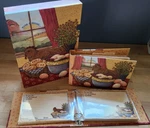 Chicken Kitchen Legacy Recipe Book Binder Set With Tabs & Inserts Country. Fixed Price $49.44.
