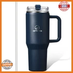 Gpeng 40OZ Insulated Stainless Steel Tumbler W/ Handle Straw Lid Travel Mug. Fixed Price $40.10.