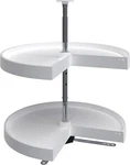 Rev-a-shelf LD-2942-24-11-1 Inch Polymer Pie Cut Lazy Susan, White. Fixed Price $79.99.