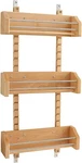 Rev-a-shelf 4ASR-18 Medium Adjustable 3-SHELF Cabinet Door Mount Wood Spice Rack. Fixed Price $133.99.