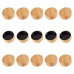 Olycraft 15PCS Wood Spice Jars Lids 4 Oz Fits Square 39.5MM Black. Fixed Price $22.96.