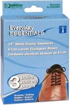 Essential Medical Supply Tie Once Elastic Shoelace 32" White, Pairs In One Pac. Fixed Price $25.00.