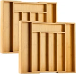 Kitchen Silverware Drawer Organizer And Storage Flatware Cutlery Utensil Holder. Fixed Price $49.99.