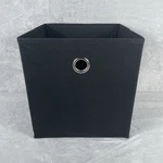 Room Essentials 11" Fabric Cube Storage Bin Black Case Of 6. Fixed Price $27.95.
