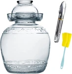 1.5L/2.5L/4.5L Glass Fermenting Jar, Large Capacity Sealed Pickle (b 2.5.... Fixed Price $43.90.