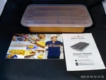 "new" 'other" Copper Chef Bake & Crisp 8X13 W/lid, Dividers, Cookbook No Box. Fixed Price $18.00.