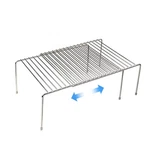 Tomorotec Space-saving Stainless Steel Storage Rack, 12.8-22.8 In, Silver, Ea.... Fixed Price $35.64.