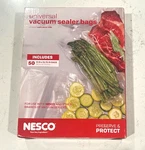 Nesco (50 Ct) Larger Size 11" X 15.75" Vacuum Sealer Or Sous-vide Bags VS-06B. Fixed Price $34.99.