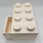 Lego Storage 8-STUD White Brick 2-DRAWER Room Copenhagen. Fixed Price $34.87.