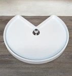 Rev-a-shelf 6421-24-11-52 24" Polymer Single Lazy Susan White. Fixed Price $8.00.