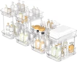 2-TIER Pull-out Organizer For Bathroom & Kitchen, 4 Pack With Dividers. Fixed Price $68.99.