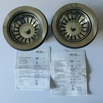 Pair Nantucket Sinks GPT-35L Stainless Steel Kitchen Drains New Open Box. Fixed Price $36.89.