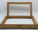 Bamboo Cook Book Stand Recipe Holder Tray Natural Home 12" Wide. Fixed Price $17.00.