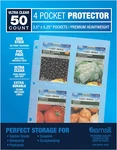 Samsill 50 Pack Heavy Weight 4 Pocket Garden Seeds Storage Clear Sheet Protector. Fixed Price $26.90.