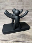 Modern Umbra Buddy (cocktail-dinner) Napkin Holder Black Soft Touch Finish. Fixed Price $8.99.