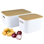 Yomjarl Potato And Onion Storage Bin Set,vegetable For Pota.... Fixed Price $40.75.