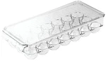 Interdesign Covered Egg Holder - Refrigerator Container, 21 Tray, Clear. Fixed Price $19.99.