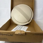 Pampered Chef Pleated 12" Lid Cover (#1391) For Stoneware Deep Dish Baker (euc). Fixed Price $12.95.