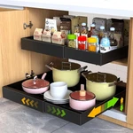 Mlinavn Pack Pull Out Cabinet ORGANIZER,21" Deep Slide Drawer Organizer.... Fixed Price $119.19.