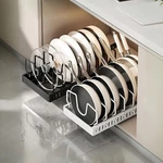 Pots And Pans Lid Holder Pull Out Storage Rack Kitchen Cabinet Organizer. Fixed Price $28.46.