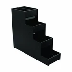 Vertiflex VFC1916RC Condiment Organizer 8 Comp Black 15.9"H 6"W. Fixed Price $123.84.