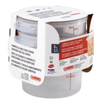 Cambro Round Translucent Container With Lid 6 Qt. 2 Pk Free Ship. Fixed Price $16.95.