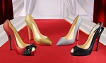 High Heel Shoe Wine Bottle Holder, Available Colors GIF-466754. Fixed Price $32.95.