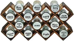 10 Jar Criss-cross 2-IN-1 Organizer For Countertop Wall With Spices Inc. Fixed Price $67.99.