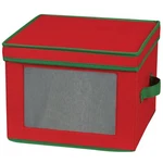 Household Essentials 536RED Holiday China Storage Chest With Handles. Fixed Price $23.79.