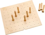 Adjustable Wooden Pegboard Drawer Divider For Kitchen Storage, 24" X 21. Fixed Price $194.99.
