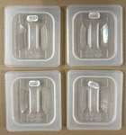 Pack Of 4 - Cambro 60PPCH190 1/6 Size Translucent Handled Food Pan Cover. Fixed Price $17.99.