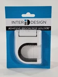 Interdesign 11801 Adhesive Stick On Broom/mop Holder, 2-1/2" X 3-1/4", White New. Fixed Price $14.49.