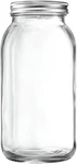 Gling 1 Count 64 Oz. Wide-mouth Glass Mason Jars With Metal Airtight Lids And B. Fixed Price $20.43.