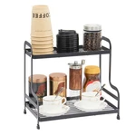Jofuas 2-TIER Metal Countertop Organizer Standing Shelf For Bathroom Ki.... Fixed Price $35.11.